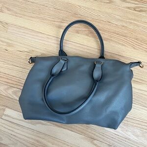 A New Day Charcoal Tote Bag